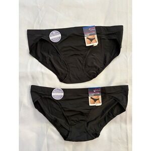 NEW Maidenform Bikini Barely There Invisible Look Panties 2 Pair DMBTBK XLarge